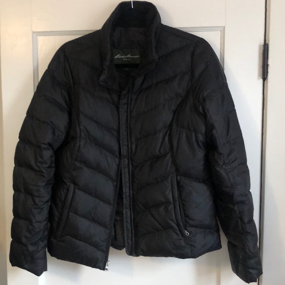Eddie Bauer Puffer Coat Black